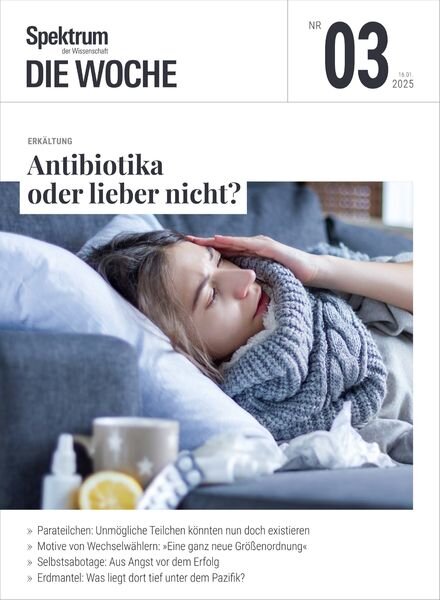 Spektrum Die Woche – 16 Januar 2025 Cover