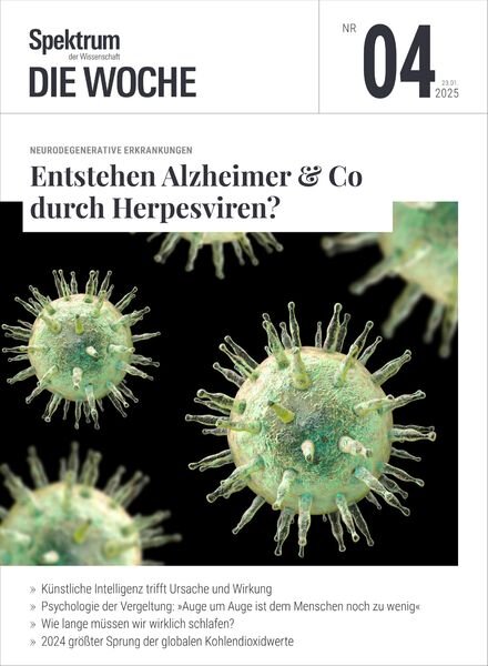 Spektrum Die Woche – 23 Januar 2025 Cover