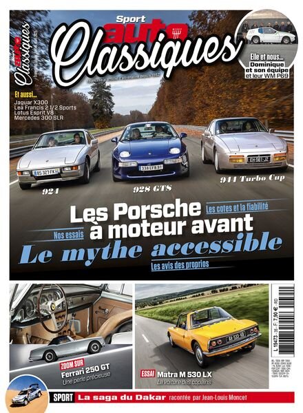 Sport Auto Classiques – 10 Janvier 2025 Cover