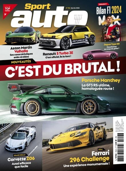 Sport Auto France – Janvier 2025 Cover
