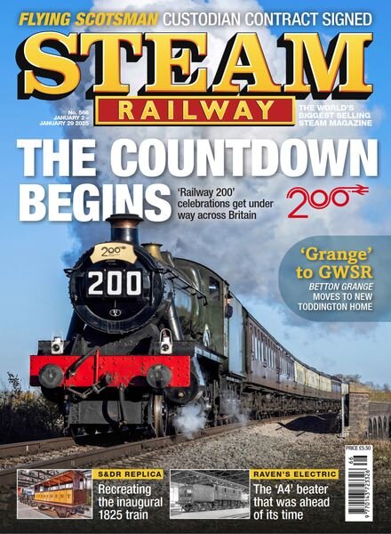 Steam Railway – January 2 2025 Cover
