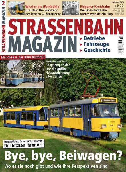 Strassenbahn Magazin – Februar 2025 Cover
