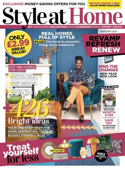 Style at Home UK – February 2025 Cover