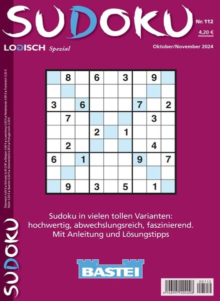 Sudoku Logisch Spezial – Nr 112 2024 Cover