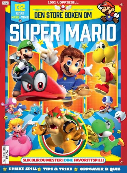 Super Mario Norge – Den store boken om Super Mario 2025 Cover