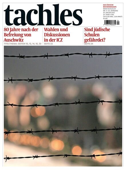 Tachles – 24 Januar 2025 Cover