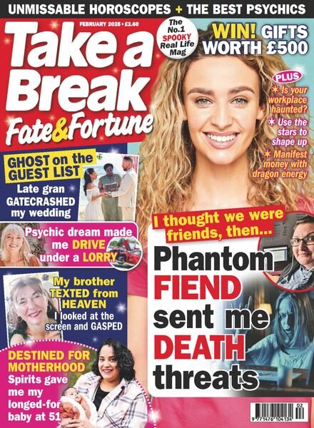 Take a Break Fate & Fortune – February 2025 Cover