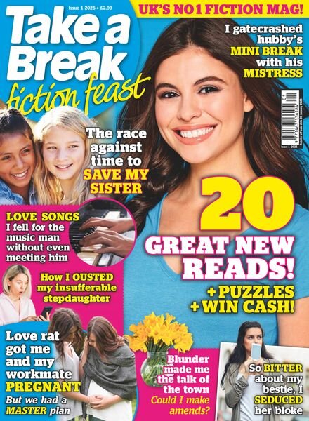 Take a Break Fiction Feast – February 2025 Cover