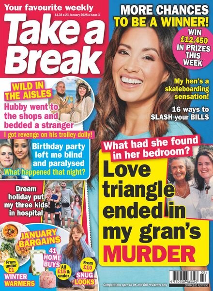 Take a Break Weekly – 16 January 2025 Cover