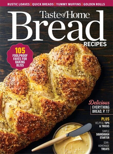 Taste OF Home – Bread Recipes 2025 Cover