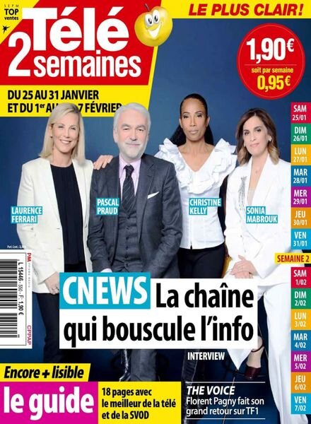 Tele 2 Semaines – 25 Janvier 2025 Cover