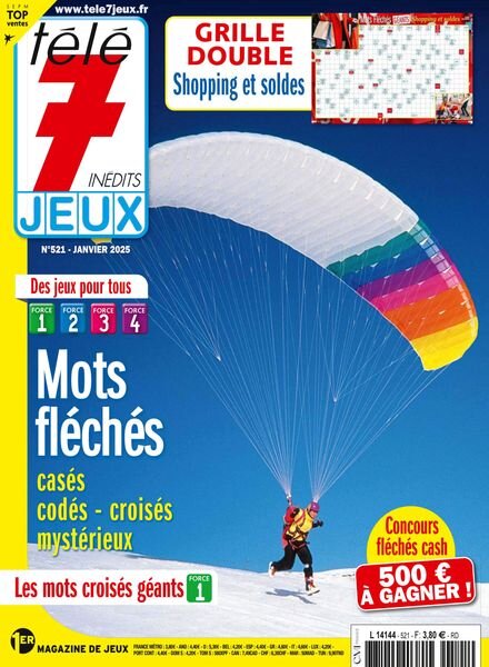Tele 7 Jeux – Janvier 2025 Cover