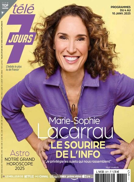 Tele 7 Jours – 30 Decembre 2024 Cover