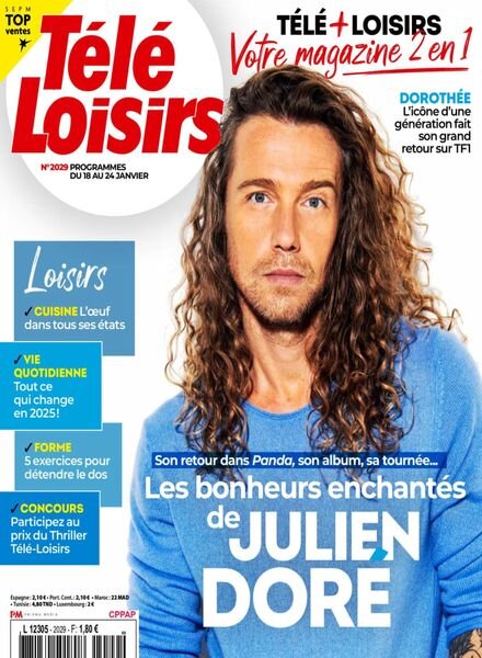 Tele Loisirs – 13 Janvier 2025 Cover