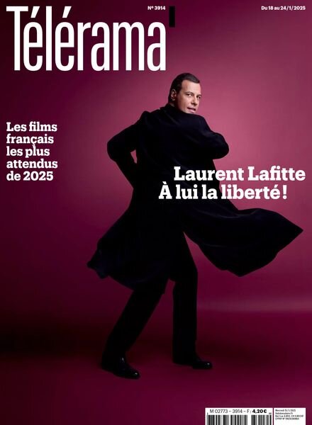 Telerama Magazine – 15 Janvier 2025 Cover