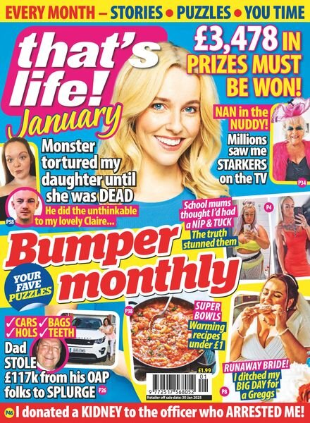 That’s Life Monthly – January 2025 Cover