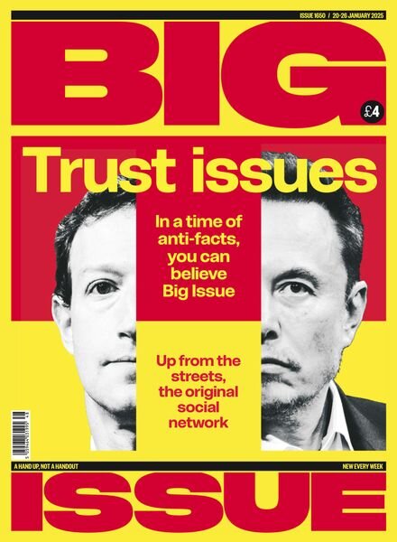 The Big Issue – 20 January 2025 Cover