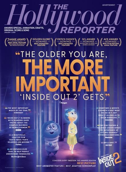 The Hollywood Reporter – Awards Special 1B – January 7 2025 Cover