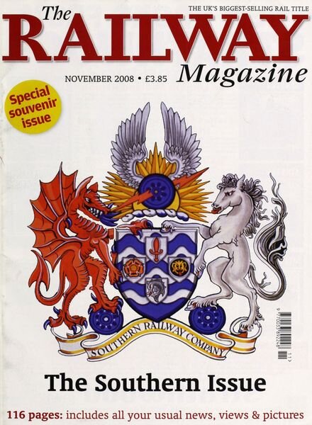 The Railway Magazine – November 2008 Cover
