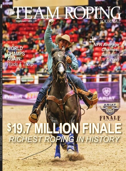 The Team Roping Journal – February 2025 Cover