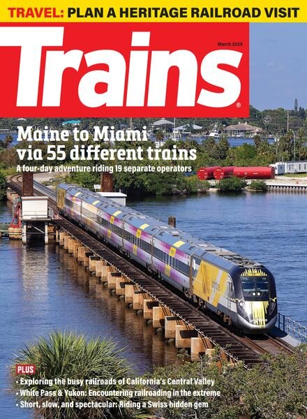 Trains – March 2025 Cover