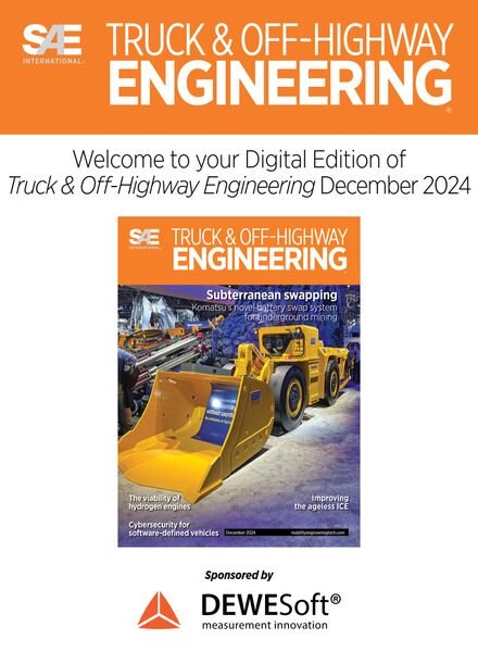 Truck & Off-Highway Engineering – December 2024 Cover