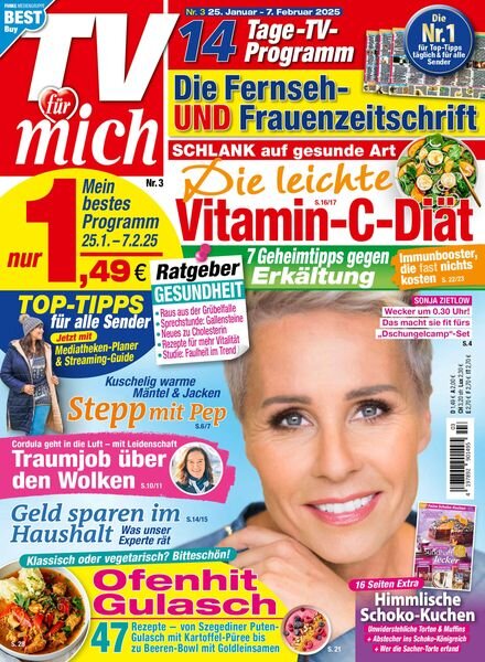 TV fur mich – 16 Januar 2025 Cover