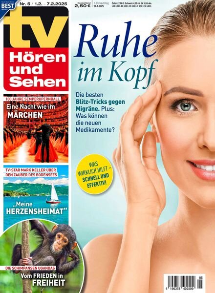 TV Horen und Sehen – 24 Januar 2025 Cover