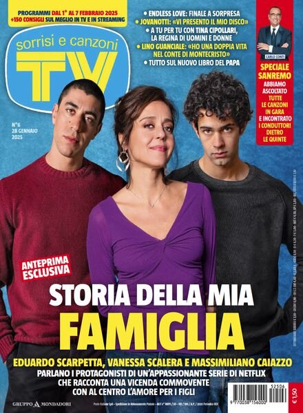 TV Sorrisi e Canzoni – 28 Gennaio 2025 Cover