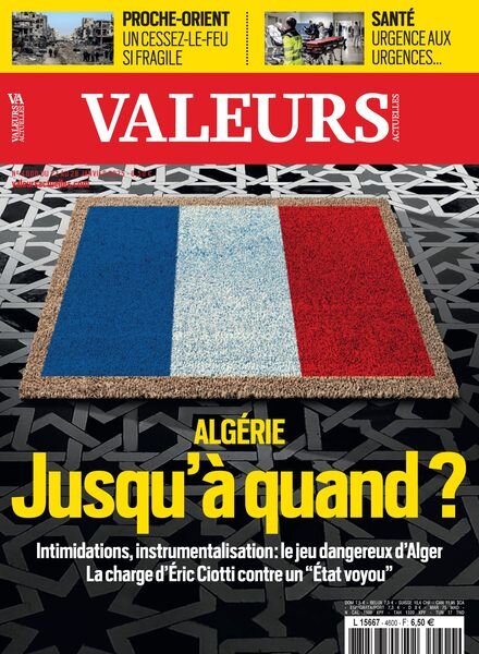 Valeurs Actuelles – 22 Janvier 2025 Cover