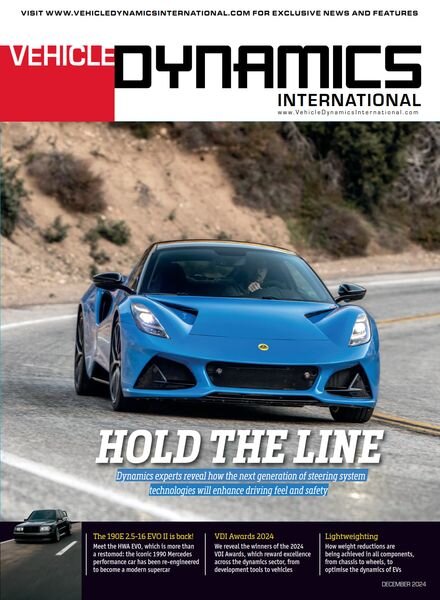 Vehicle Dynamics International – December 2024 Cover