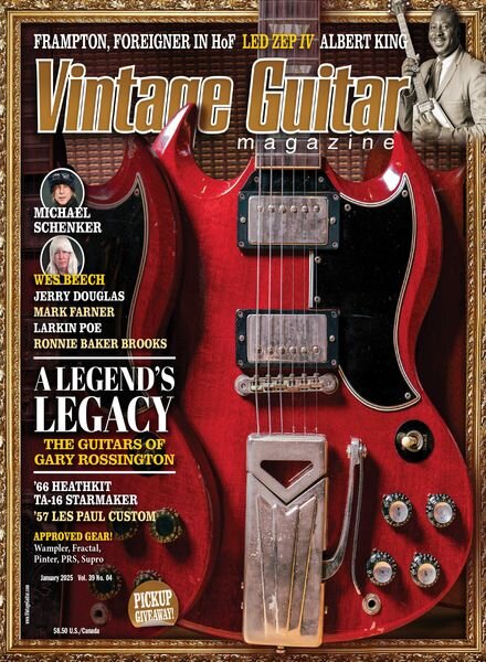 Vintage Guitar – January 2025 Cover