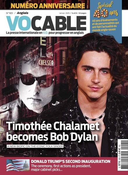 Vocable Anglais – Janvier 2025 Cover