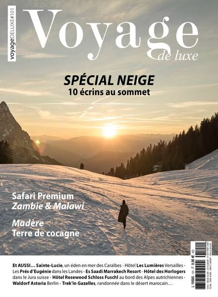 Voyage de Luxe – Janvier 2025 Cover