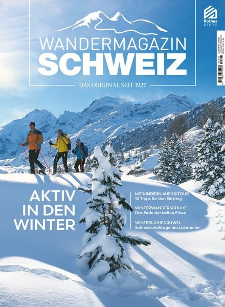 Wandermagazin Schweiz – Januar 2025 Cover