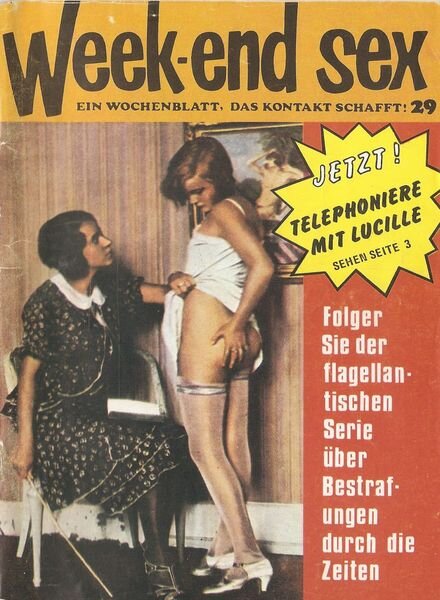 Week-end Sex – Nr 29 1978 Cover