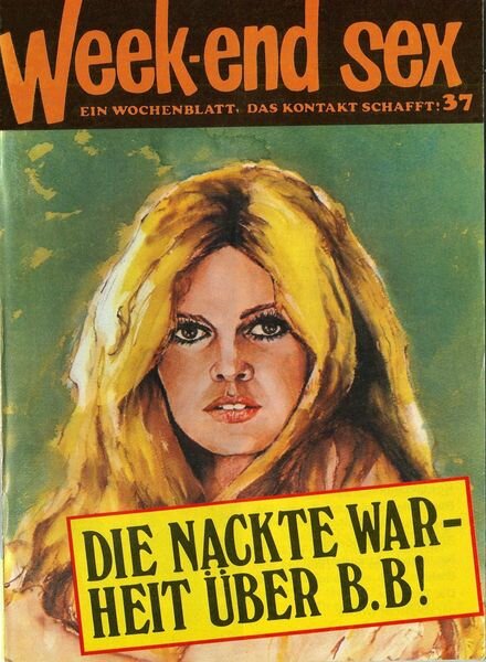 Week-end Sex – Nr 37 1973 Cover