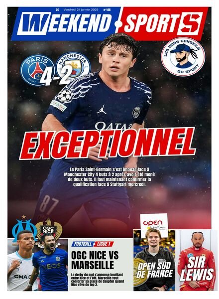 Week-end Sports – 24 Janvier 2025 Cover