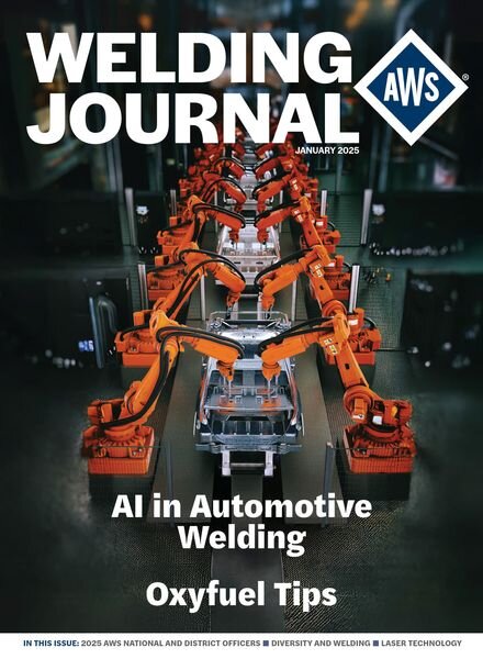 Welding Journal – January 2025 Cover