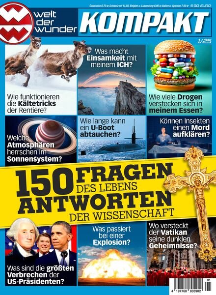 Welt der Wunder Kompakt – Januar 2025 Cover
