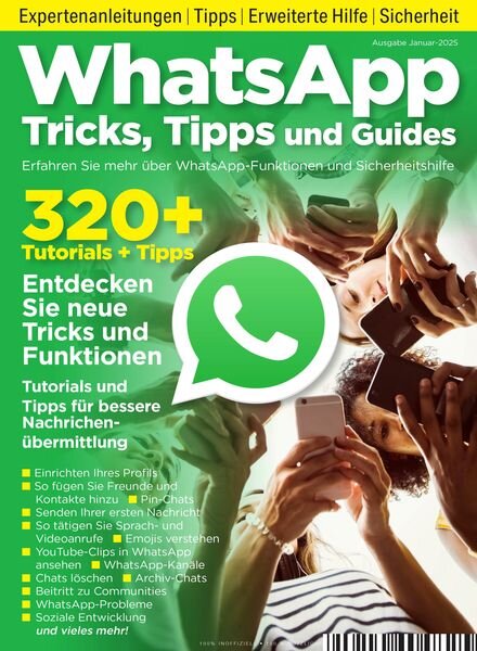 WhatsApp Tricks Tipps und Guides – Januar 2025 Cover