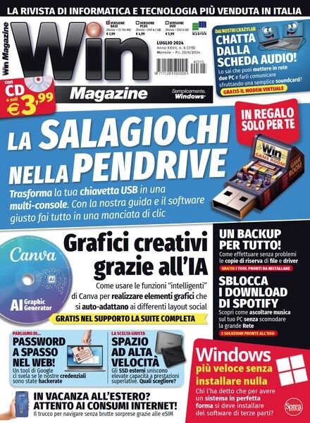 Win Magazine – Lugliio 2024 Cover