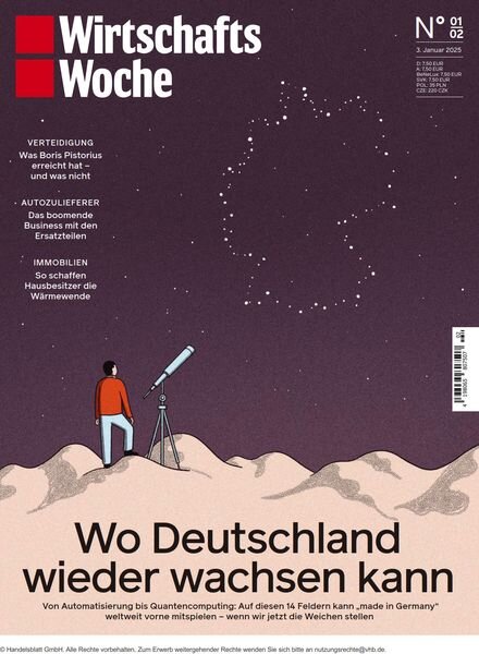 Wirtschaftswoche – 02 Januar 2025 Cover