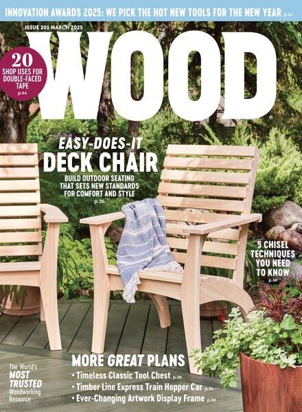 Wood Magazine – March 2025 Cover