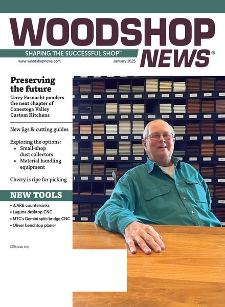 Woodshop News – January 2025 Cover