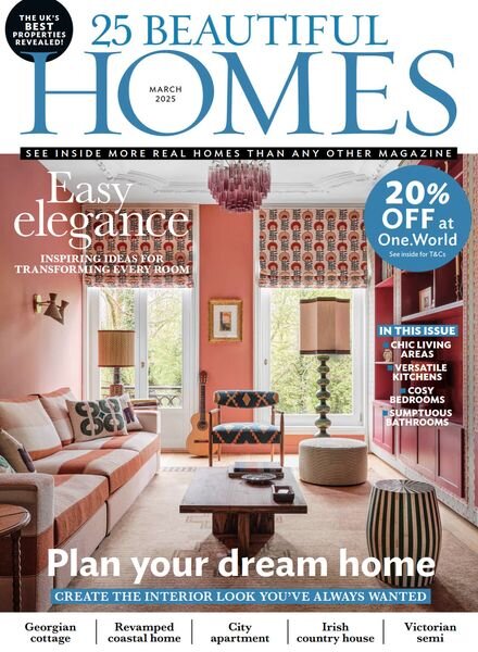 25 Beautiful Homes – March 2025 Cover