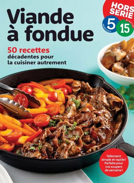 5 Ingredients 15 Minutes – Hors-Serie – Fevrier 2025 Cover