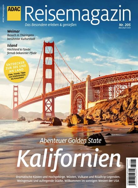 ADAC Reisemagazin – Marz-April 2025 Cover