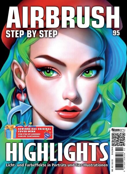Airbrush Step by Step German Edition – Februar 2025 Cover