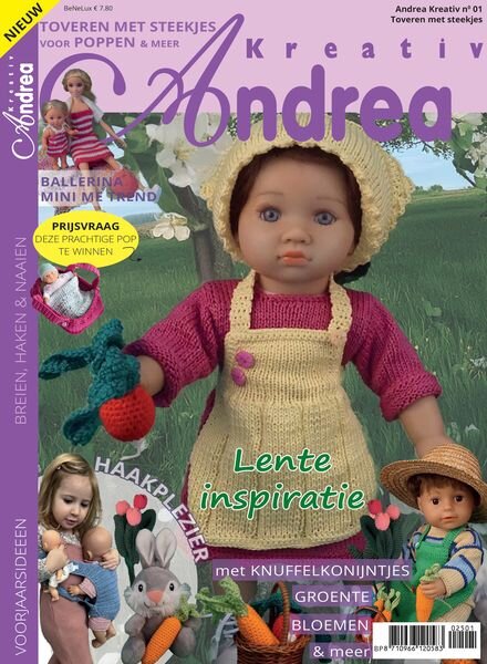 Andrea Kreativ Nederlandse editie – Februari 2025 Cover